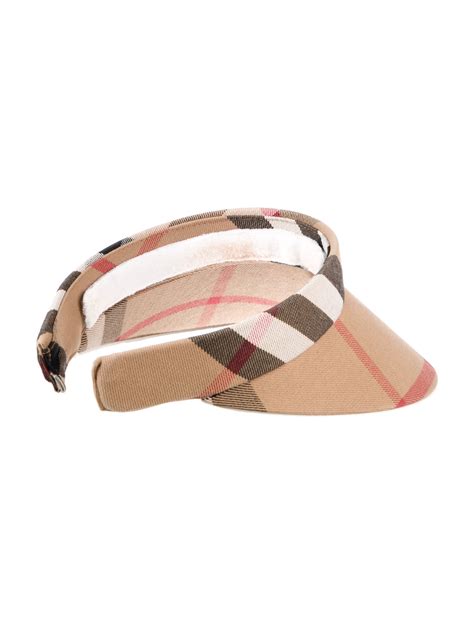 burberry womens visor|burberry canvas visor.